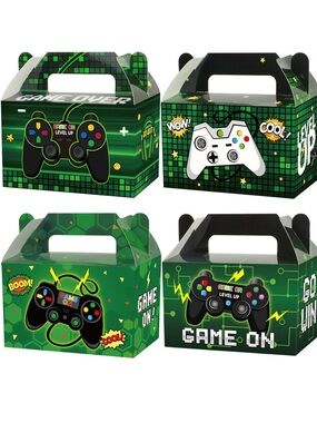 Amazon Green Gaming Controller Favor Boxes Set